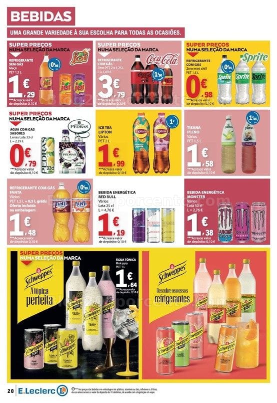 Antevisão Folheto E-LECLERC Promoções de 23 a 29 julho